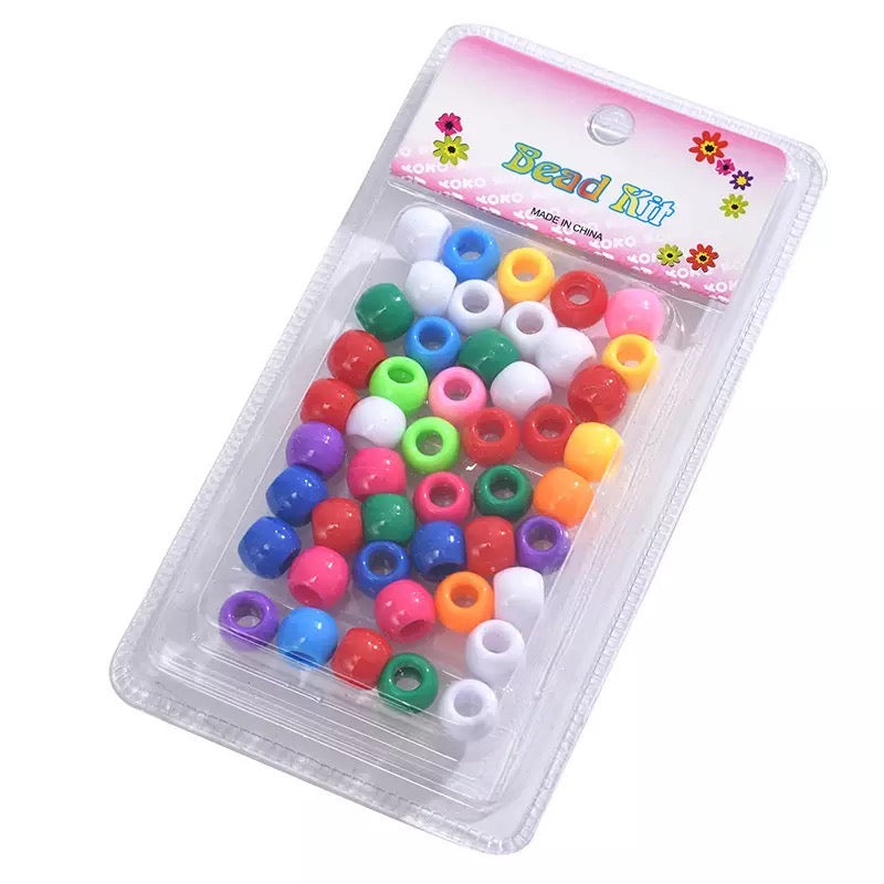 Rainbow Hair Beads 40PC - Sassy Princess Collection